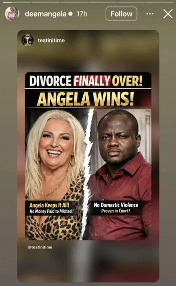 angela e michael se separaram